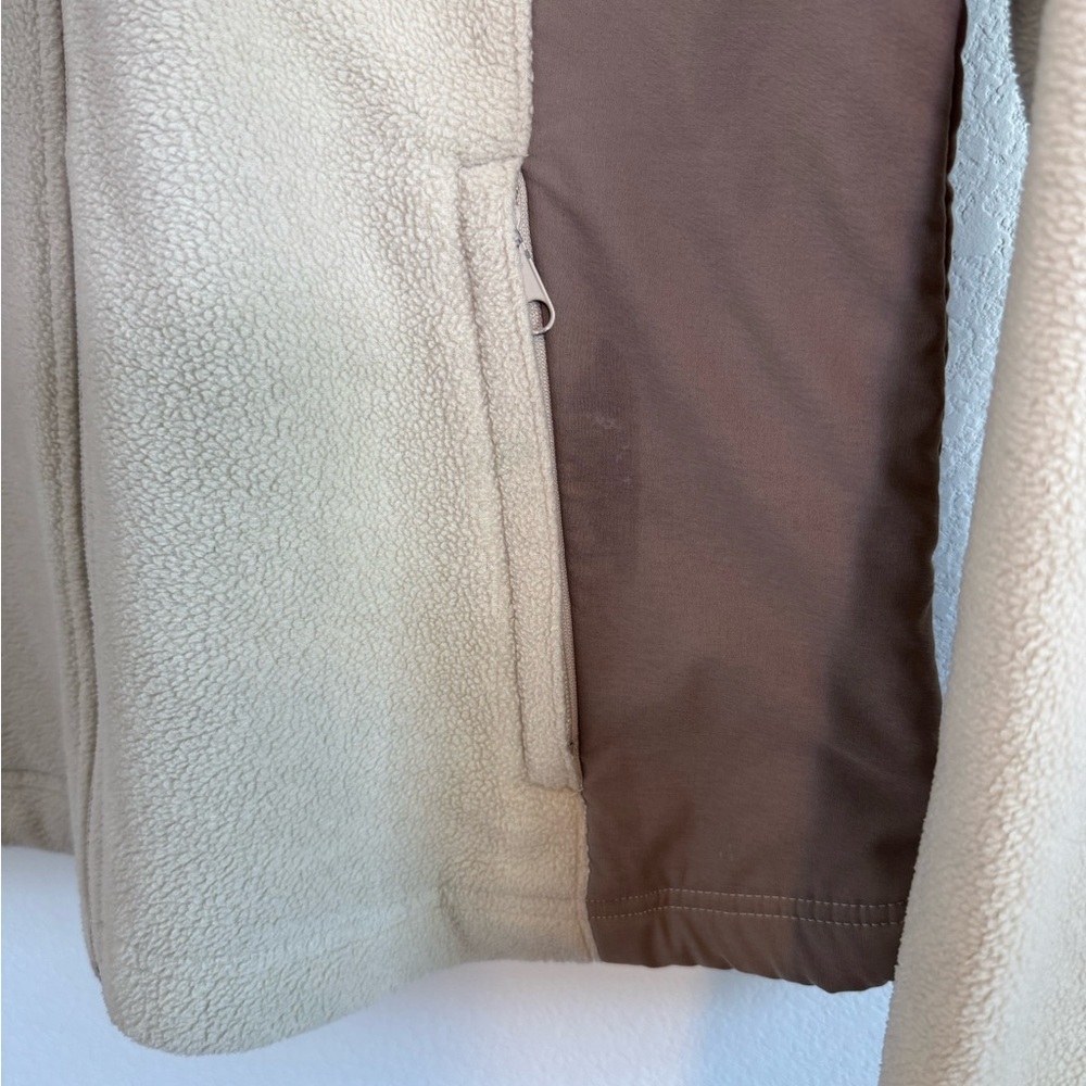 Columbia Women’s Beige Textured Zip Up‎ Jacket Size Large - Picture 5 of 11